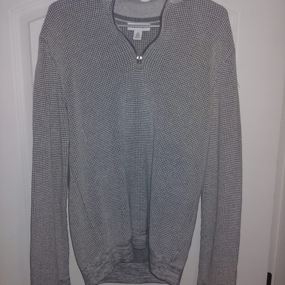 Grey Calvin Klein quarter zip
